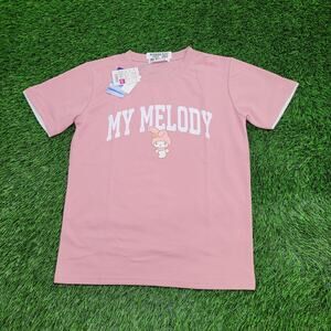 My-Melody Sanrio Shirt Womens M/L 20x25 Pink Japanese Series